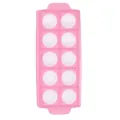 Pink 10-cavity ravioli and chocolate mold for kitchen fondant cake decoration - Round Style (10 Cavities) / J250815-B / Pink