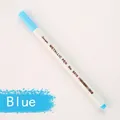 Light blue metallic graffiti pen designed for DIY photo albums and creative scrapbooking - Blue