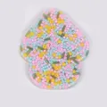 Silicone skin picking fidget toy featuring colorful beads in a soft mushroom shape - Mushroom Style (JY-39B)