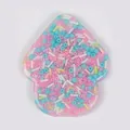 Silicone skin picking fidget toy in mushroom shape with colorful beads and sensory textures - Mushroom Style (JY-39D)