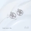Γυαλισμένο ασημένιο μενταγιόν Σκορπιός από ανοξείδωτο ατσάλι για δημιουργία κοσμημάτων DIY - Μενταγιόν Ζωδίου Σκορπιός / 1 Τεμάχιο / Χρώμα Ατσαλιού