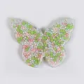 Handmade butterfly shaped skin picking fidget toy featuring colorful macaron silicone beads - Butterfly Style (JY-18I) / Macaron Color