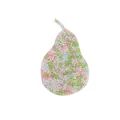 Pear-shaped skin picking fidget toy with soft pastel colored sensory micro beads for stress relief - Pear Shape Sensory Fidget Bead Toy (JY-02I) / Fresh Mix (Pink/Green/White)