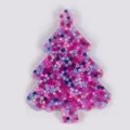 Christmas tree skin picking fidget toy with colorful beads for stress relief - Christmas Tree Style (JY-38C)