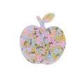 Apple shaped skin picking fidget toy with colorful sensory beads for stress relief therapy - Apple Shape Sensory Fidget Bead Toy (JY-03B) / Bright Mix (Pink/Blue/Yellow/Gold)
