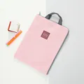 Pink waterproof laptop sleeve document bag with handle - Pink