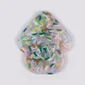 Mushroom shaped skin picking fidget toy with colorful beads inside for stress relief - Mushroom Style (JY-39H) / Colorful