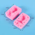 Pink silicone mold for DIY classical European portrait candles and plaster crafts - Classical Portrait (50-2575-A)