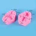 Pink silicone mold for classical European portrait candles and plaster ornaments - Classical Portrait (50-2576-A)