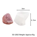 Moule en silicone pour pierres de cristal géométriques, 6x6.2cm. - Style de Minerai Géométrique Irrégulier (50-1002-D) / 6x6.2cm