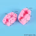 Rosa klassische europäische Porträt-Silikonformen für DIY-Kerzen mit 120g Gewicht - Klassisches Porträt (50-2577-A)