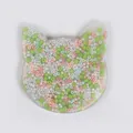 Cat shaped skin picking fidget toy with colorful beads for sensory stress relief - Cat Style (JY-19I)