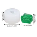 Moule en silicone pour ornements en résine de pierres précieuses en cristal DIY - Style de Cluster de Cristal Naturel (50-2055-D) / 2.8x1.7cm