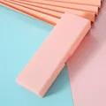 Minimalist pink candy-colored PP pencil case for students and office stationery storage - Single Compartment Style / Pink