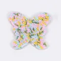 Butterfly shaped skin picking fidget toy with colorful sensory silicone beads for stress relief - Butterfly Style (JY-20B)