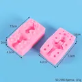 Rosa Silikonform für klassische europäische Porträtkerzen und Gipsornamente, 115g - Klassisches Porträt (50-2580-A)