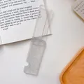 Pettine pieghevole trasparente con glitter per studenti e per l'uso quotidiano dei capelli - Trasparente (Glitter)