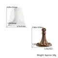 Silicone mold for DIY European style candlestick base with precise dimensions - European Classical Column Sphere Decor Style (60-1514)
