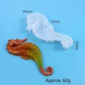 DIY seahorse silicone mold with resin craft dimensions and weight specifications - Seahorse Shape (60-1223) / 60-1223