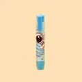Blue retractable click eraser pen with cartoon astronaut and planet design - Outer Space Series (Light Blue) / Light Blue