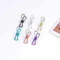 Kreatives Set mit bunten Metalldrahtklammern für Planer und Bürodokumente 6 Stück - Wassertropfen / 6er Set / bunt