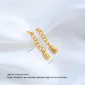 Exquisite 24K vergoldete Glücksanhänger-Verlängerungskette für DIY-Schmuckherstellung - L377-1 Glücksverlängerungskette / 1 Stück
