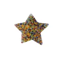 Star shaped skin picking sensory fidget toy filled with colorful beads for stress relief - Star Shaped Sensory Fidget Toy (JY-05G) / Colorful