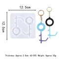 High-quality silicone mold for DIY non-contact door opener and resin elevator keychains - 60-590 (Large Square Style)