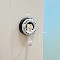 Cute cartoon bear wall hook adhesive hanger, 7x11cm size for kitchen and bathroom - Black Monkey