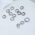 5mm stainless steel double-hole pig nose spacer beads for DIY jewelry bracelet making - Small Pig Nose Connector (H55-1) / 5mm (10 Pieces/Pack) / Steel Color