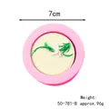 Detailed view of flower silicone mold for cake decoration and soap making - Plant Relief Mold (50-781-A) / Pink