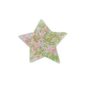 Star-shaped skin picking fidget toy filled with colorful beads in clear silicone - Star Shape Bead Picking Toy (JY-05I) / Pink Green Blue Mix Beads