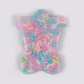 Skin picking fidget toy with colorful beads inside translucent silicone material - Figure Shape (JY-34D)