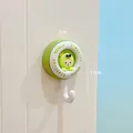 Cute green cartoon frog adhesive wall hook for kitchen and bathroom organization - Green Frog