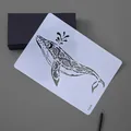 Creative whale pattern drawing stencil for animal theme painting and DIY art projects - Whale (14)