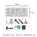 Moule en silicone avec outils de quincaillerie pour décoration de gâteaux et chocolats - Outils de Quincaillerie (Blanc) / 50-1179-B