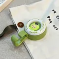 Crochet mural dessin animé vert sans perçage pour le rangement des lavabos de bain - Grenouille
