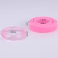 Detailed view of DIY silicone mold with dimensions for resin ring making - Large Pink Ring Style (50-676-A)