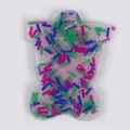 Skin picking fidget toy with colorful beads in translucent silicone gingerbread shape - Gingerbread Man Shape (JY-34E)