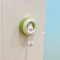 Cute cartoon rabbit adhesive wall hook in green and white finish, 11x7cm dimension display - Green Rabbit