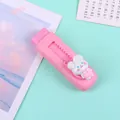 Pink cute rabbit retractable eraser pen for students and kids school supplies art - Cute Animal Series (Pink Rabbit)