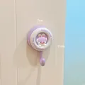 Cute purple cartoon rabbit adhesive wall hook for home organization, dimensions 7cm by 11cm - Purple Rabbit