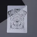 Creative mandala pug dog painting stencil for DIY art craft and decoration projects - Pug (9)