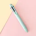 Cute 6-color multi-function ballpoint pen in light blue for school and office use - 0.5mm / Light Blue