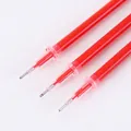 Lot de trois recharges pour stylo gel rouge 0,5 mm avec pointes aiguilles précises - Rouge Pointe Aiguille / Pièce Unique