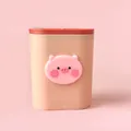 Cute pink pig cartoon desktop pen holder and multi-grid stationery organizer storage box - Cartoon Cat Head