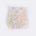 Pastel bead filled silicone skin picking fidget toy for sensory stress relief - Bat Style Squishy (JY-21F)