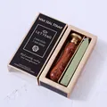 Vintage wax seal stamp gift set with wooden handle and green wax stick - Simple Wax Seal