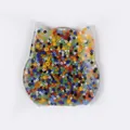 Cat-shaped skin picking sensory fidget toy filled with vibrant colorful beads for stress relief - Cat Style Squishy (JY-21G)