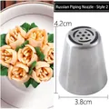 Extra large stainless steel Russian piping nozzle for rose flower cake cream decoration - Style 2